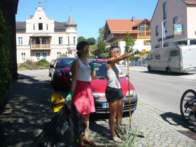 Alles wieder sauber - Straßenputz am nächsten Morgen